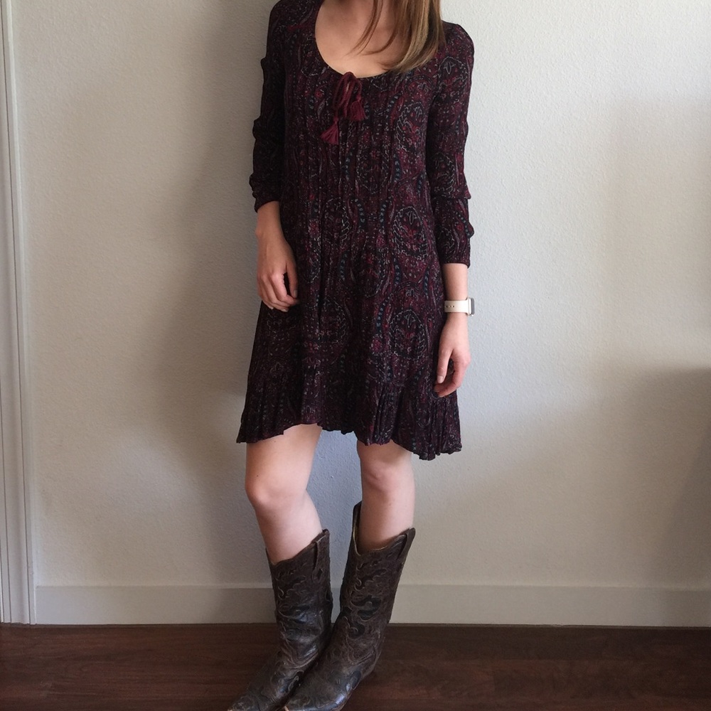 American Eagle Peasant Dress